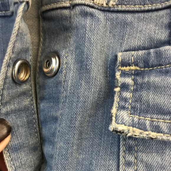 ThePerfext denim jacket with fringe detail - Picture 11 of 16